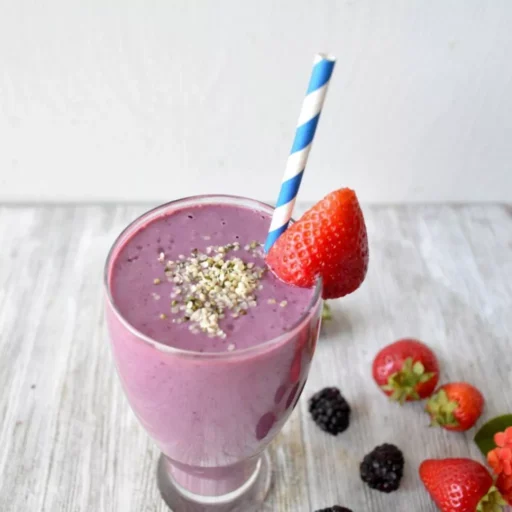 Protein-Packed Blackberry Smoothie